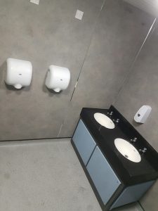 new washrooms fitted in 2016 and funded through the Neighbourhood Budgets of Durham County Councillors
